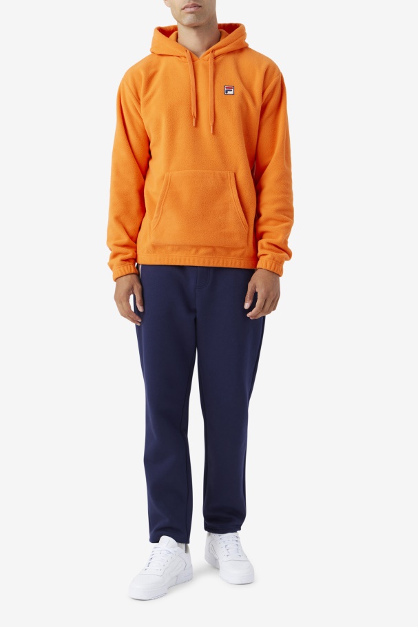 Fila UK Orange Finn Fleece Hoodie