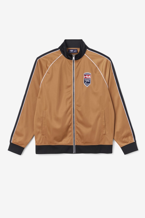 Fila UK Tobacco Brown/Black/White 2Pac Track Jacket