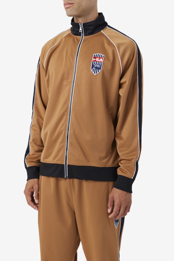 Fila UK Tobacco Brown/Black/White 2Pac Track Jacket