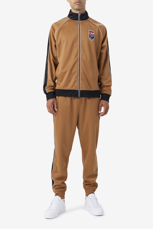 Fila UK Tobacco Brown/Black/White 2Pac Track Jacket