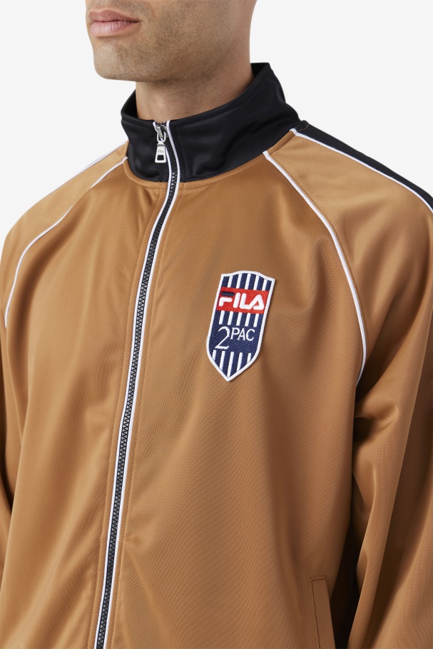 Fila UK Tobacco Brown/Black/White 2Pac Track Jacket