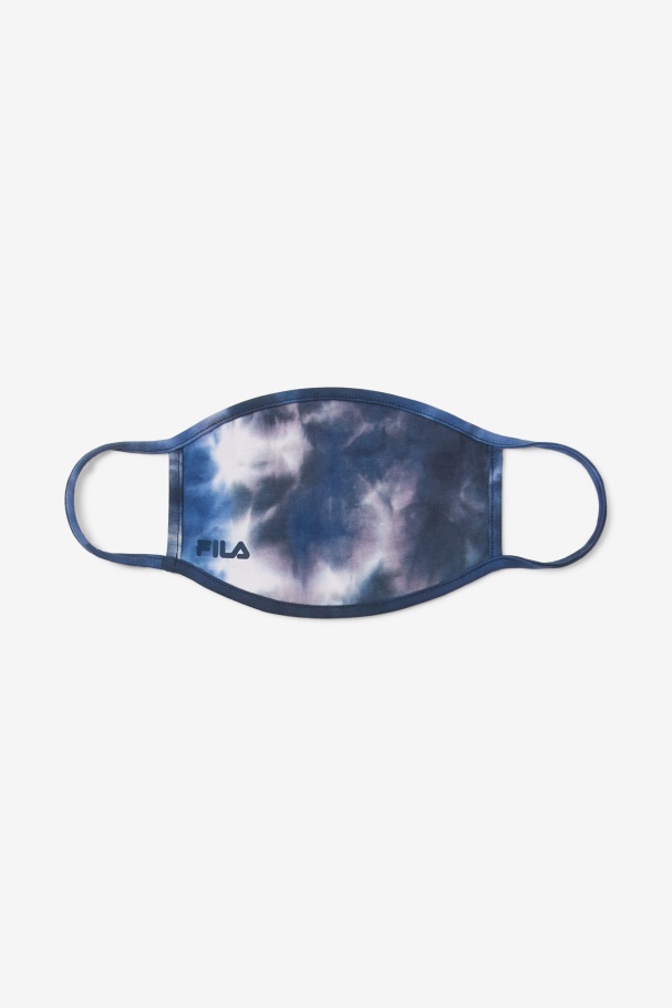 Fila UK Blue Tie Dye Navy Tie Dye Face Mask