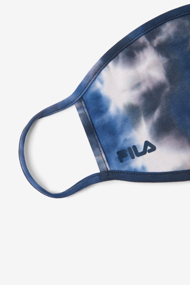 Fila UK Blue Tie Dye Navy Tie Dye Face Mask