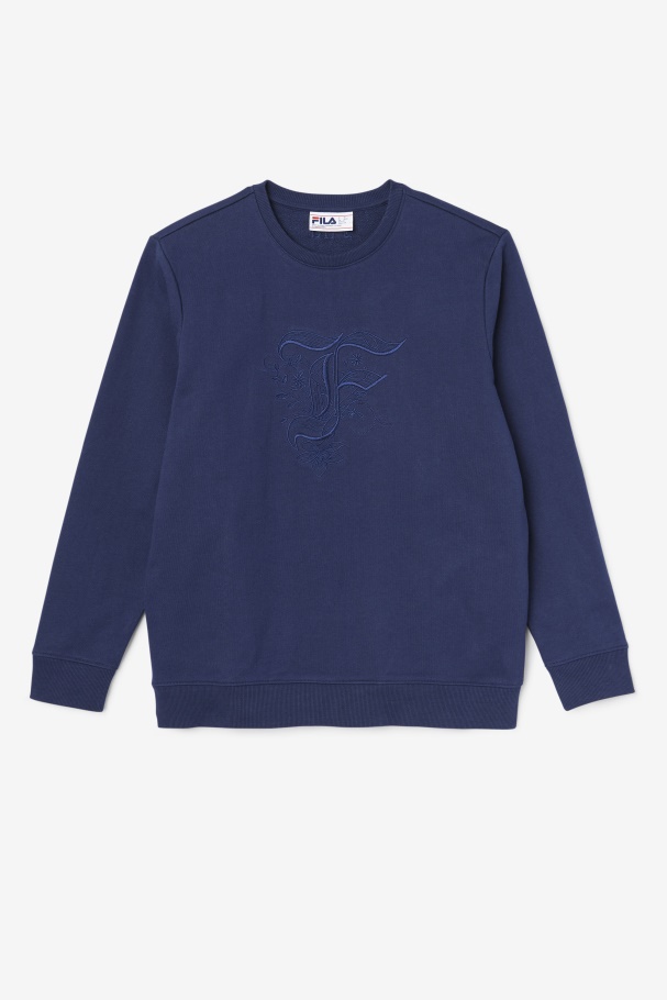 Izabella Sweatshirt Fila UK Navy