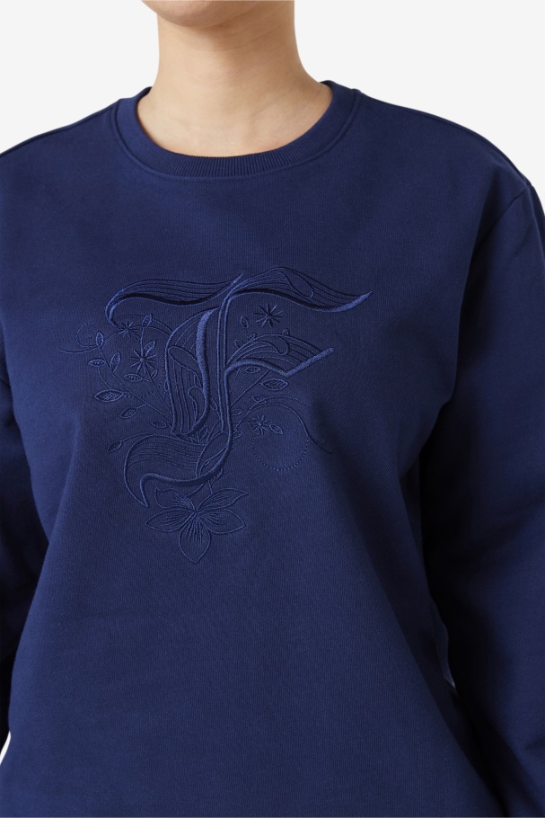 Izabella Sweatshirt Fila UK Navy