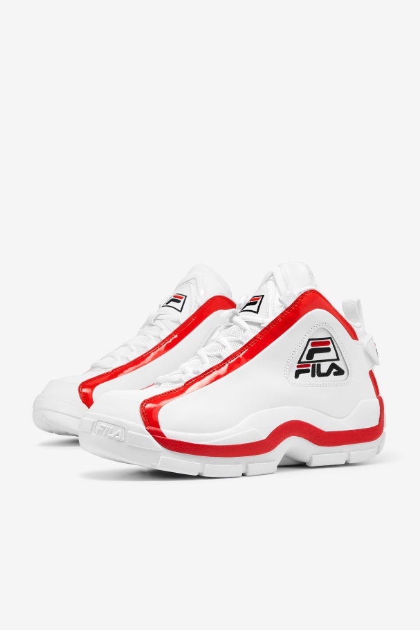 Fila UK Men\'s Grant Hill 2 White/Red/Black