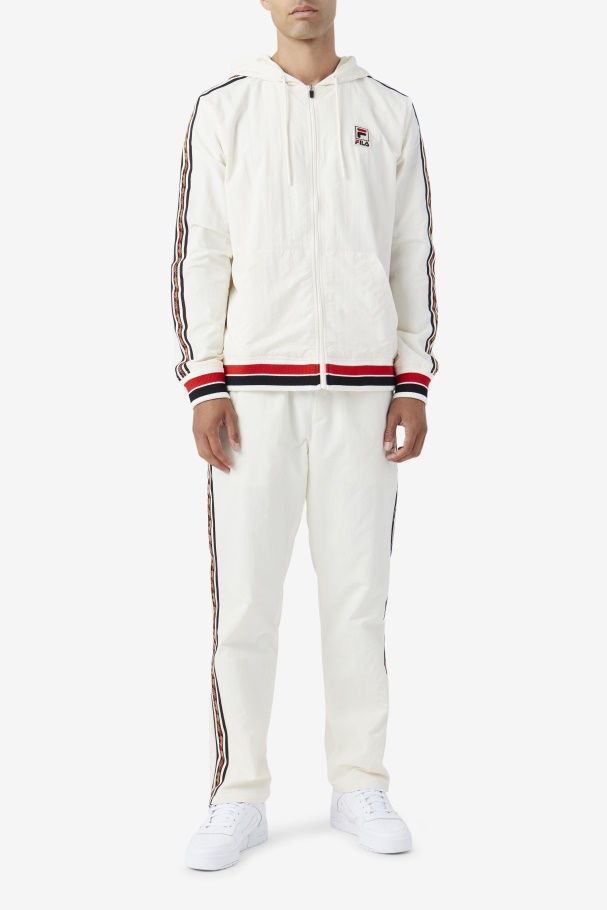 Faras Windpant Gardenia/Black/Red Fila UK