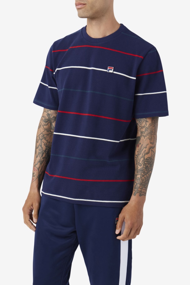 Thiago Crew Fila UK Navy/Teal/Red