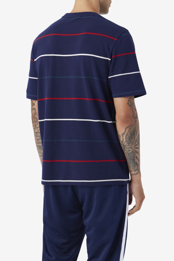 Thiago Crew Fila UK Navy/Teal/Red