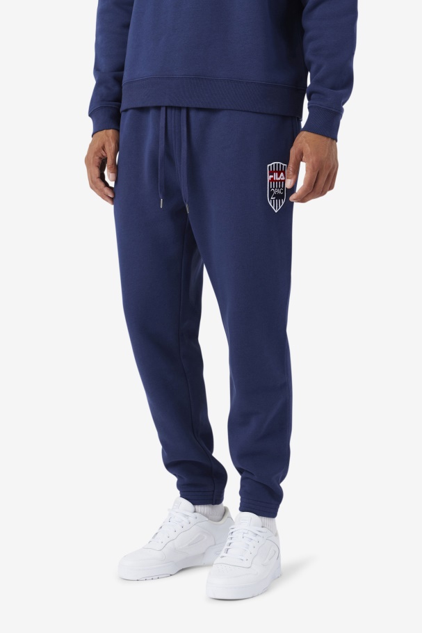 Fila UK Navy 2Pac Patch Jogger