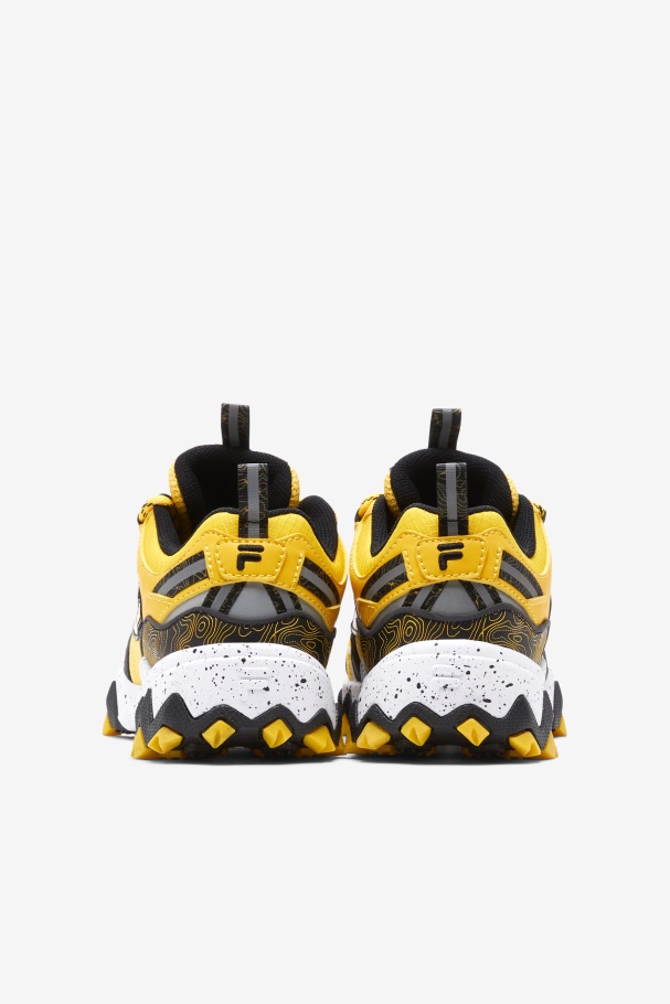 Fila UK Lemon/Black/White Big Kids\' Oakmont Tr
