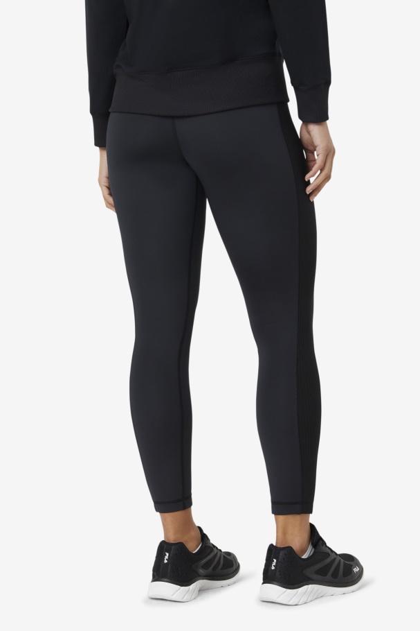 Fila UK Black Forza Texture High Waist Legging