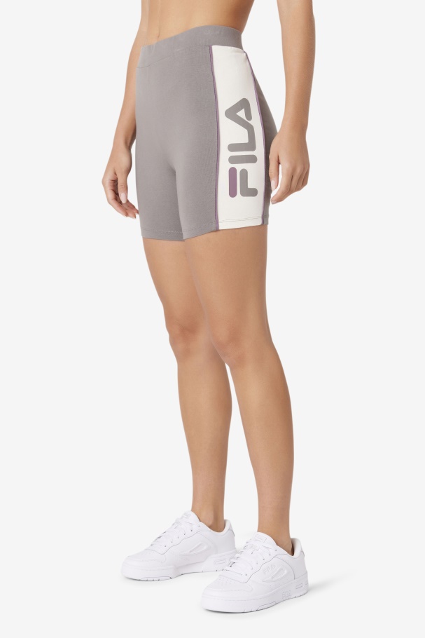 Brushed Nickel Fila UK Davina Bike Short