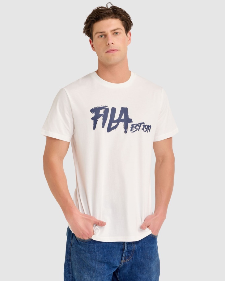Fila UK White Lewis Tee