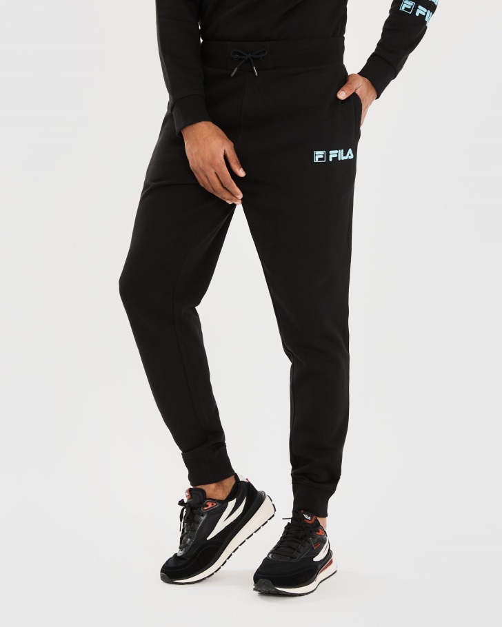 Black Men's Halsey Pant Fila UK