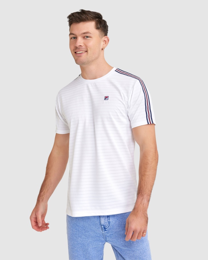 White Men's Pablo Tee Fila UK