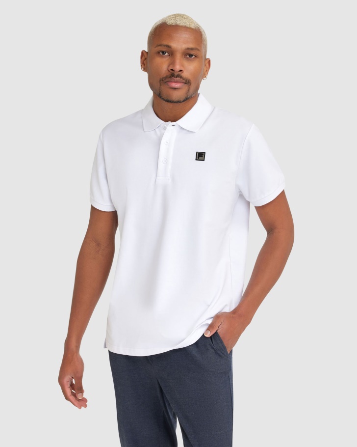 Men's Blake Polo White Fila UK