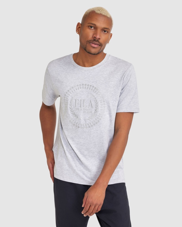 Fila UK Grey Marle Men's Ravi Tee