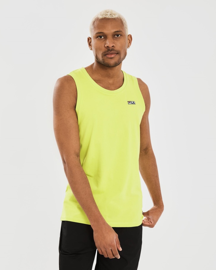 Men's Cian Tank Citrus Green Fila UK