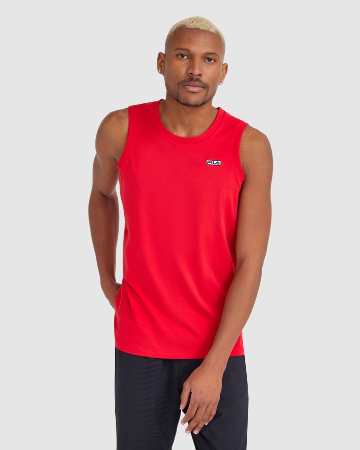Fila UK Men's Cian Tank Red