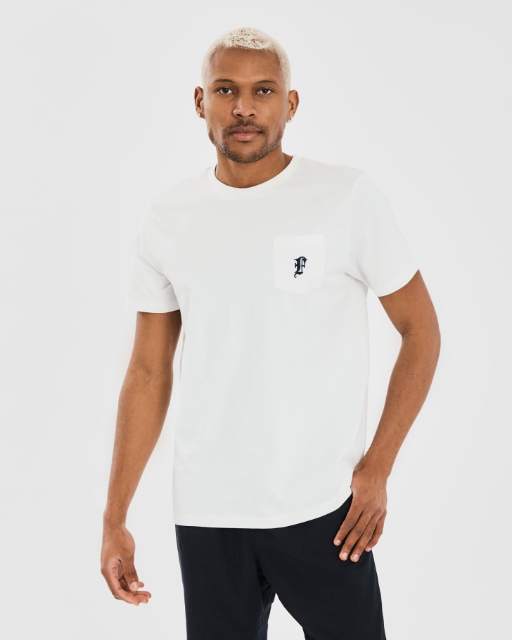 Fila UK White Men's Raven Tee