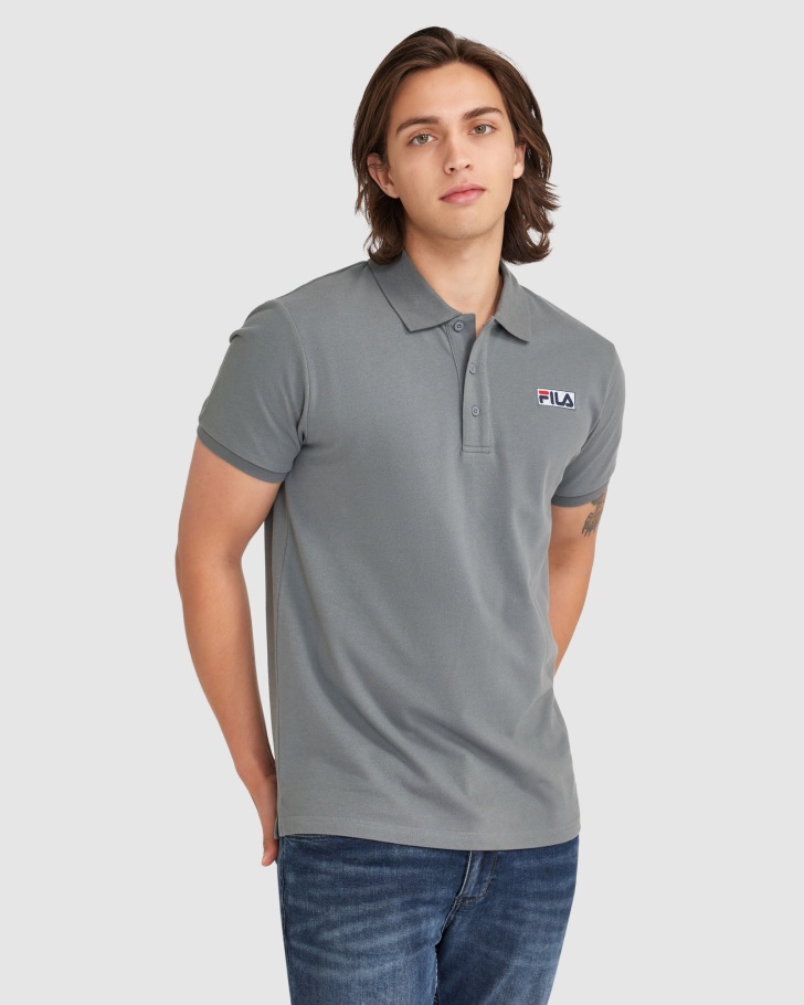 Poppy Seed Men's Asher Polo Fila UK