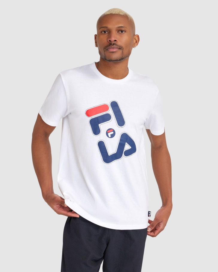 Fila UK Men's Kiley Tee White