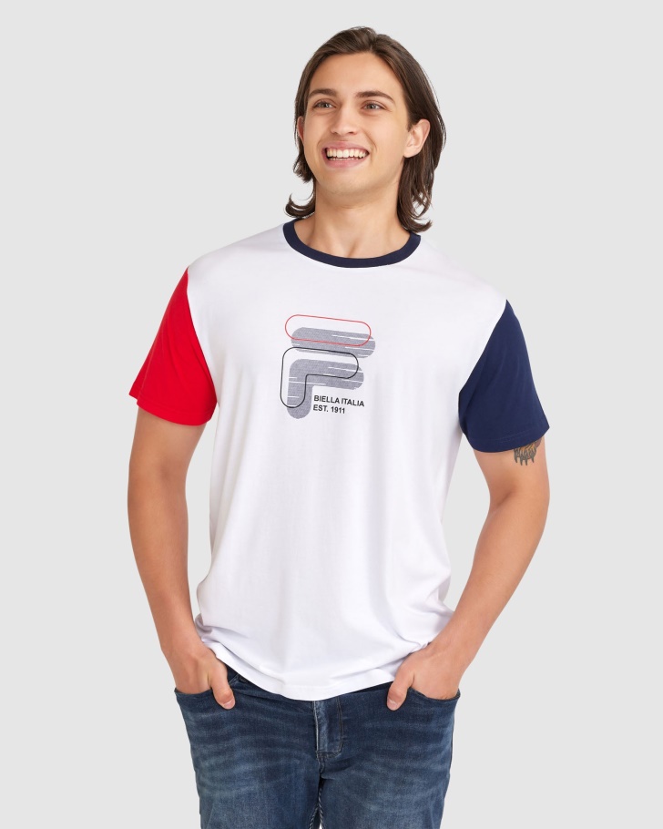Men's Lennox Tee Fila UK White