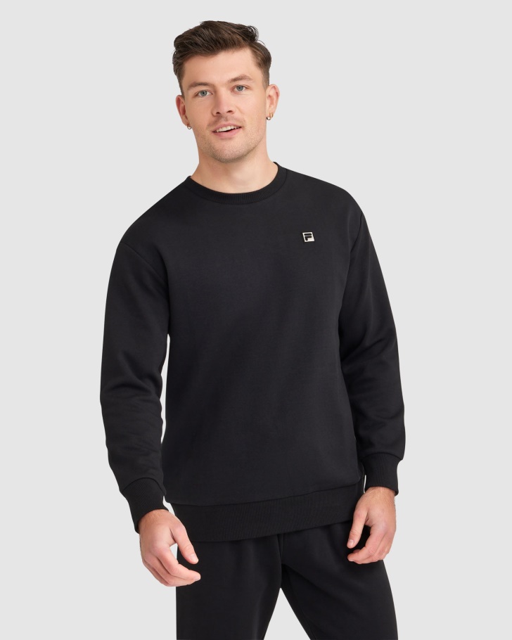 Men's Blake Crew Black Fila UK