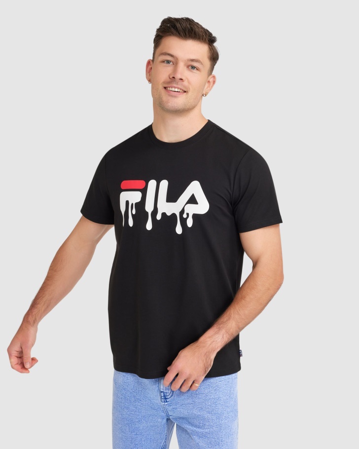 Fila UK Men's Matthew Tee Black