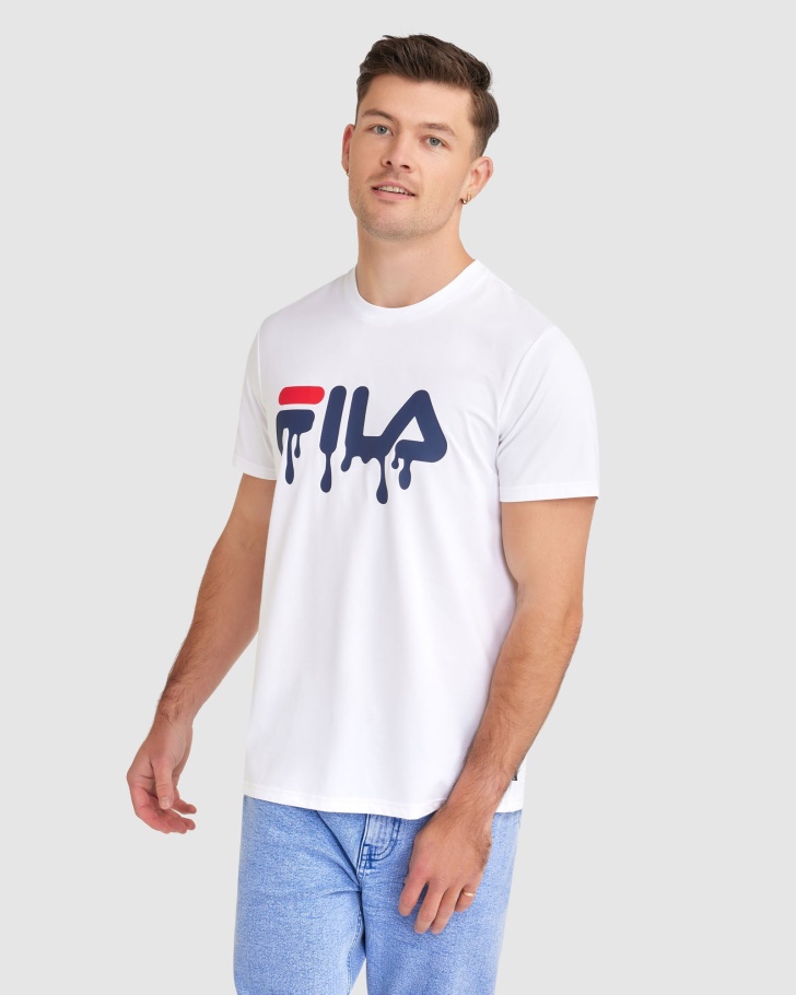 Fila UK White Men's Matthew Tee