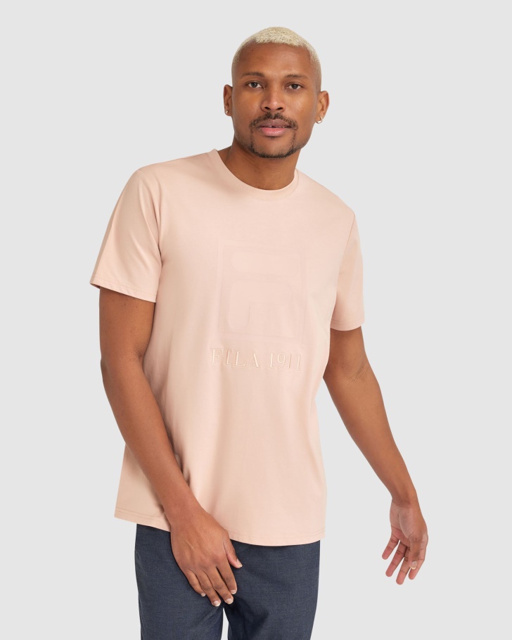 Men's Sahand Tee Walnut Fila UK