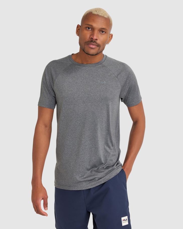 Fila UK Men's Caleb QDry Tee Burn Out