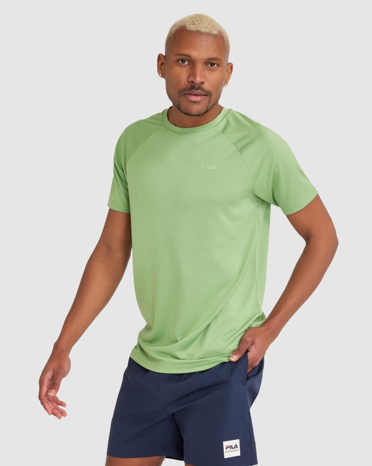 Basil Fila UK Men's Caleb QDry Tee
