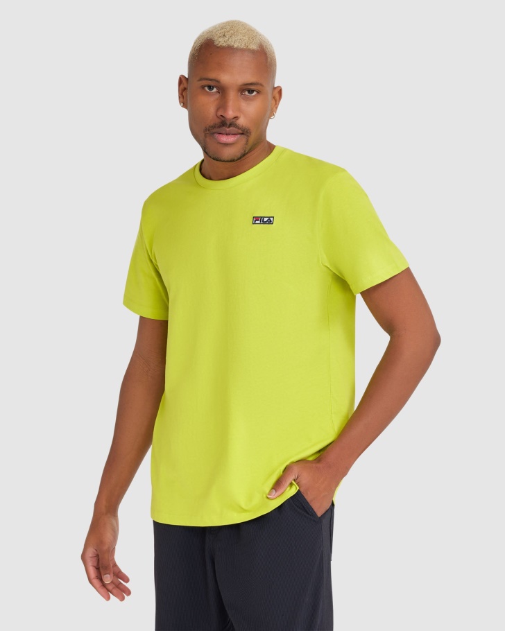 Citrus Green Men's Cian Tee Fila UK