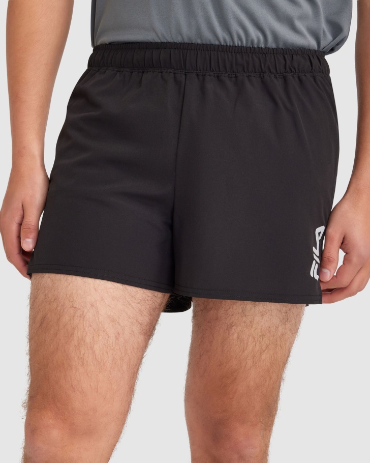 Men's Caleb Run Short Fila UK Black