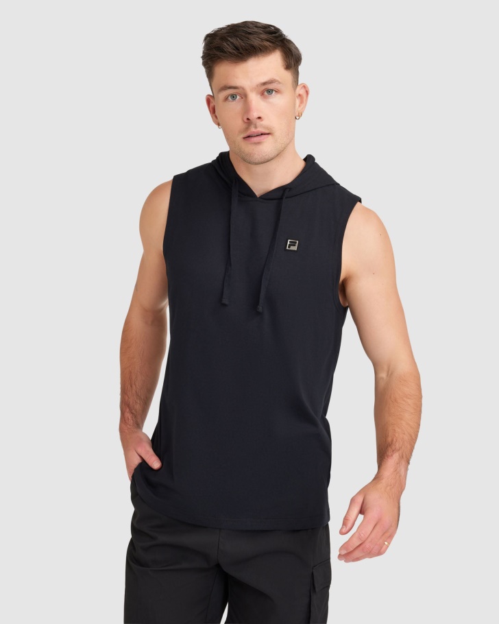 Men's Blake Hoody Tank Fila UK Black