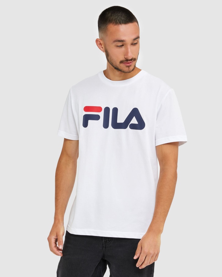 White Classic Unisex Tee Fila UK