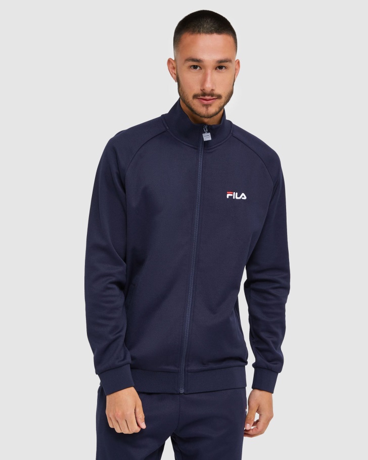 New Navy Classic Men's Zip Jacket Fila UK