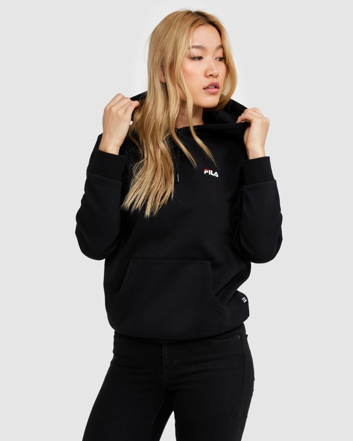 Classic Unisex Hood 2 Black Fila UK