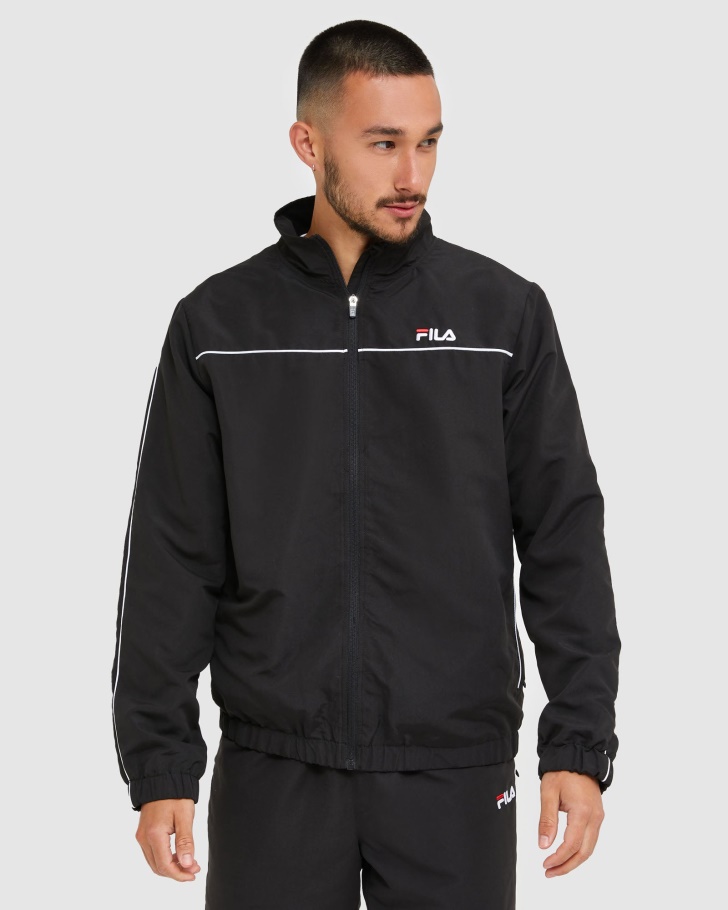 Fila UK Black Classic Men's Microfibre Jacket