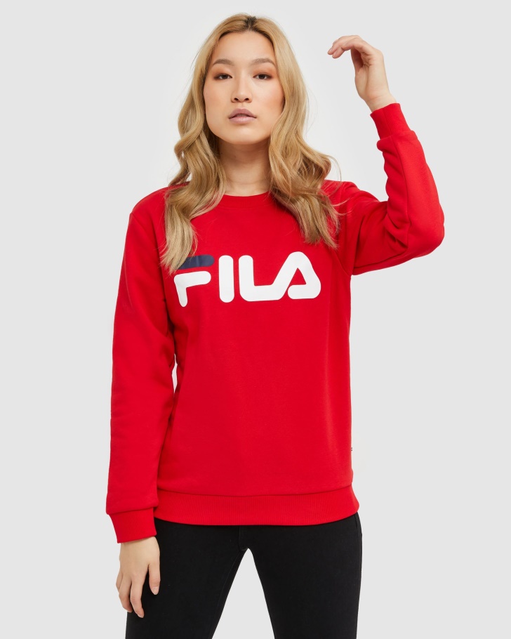 Fila UK Classic Unisex Crew Red