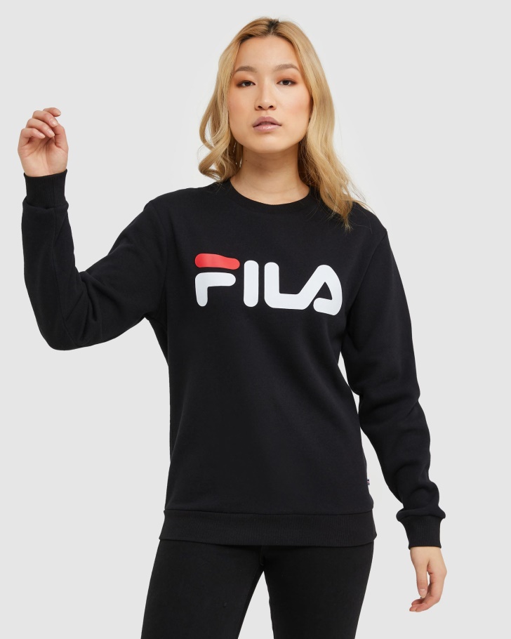 Fila UK Black Classic Unisex Crew