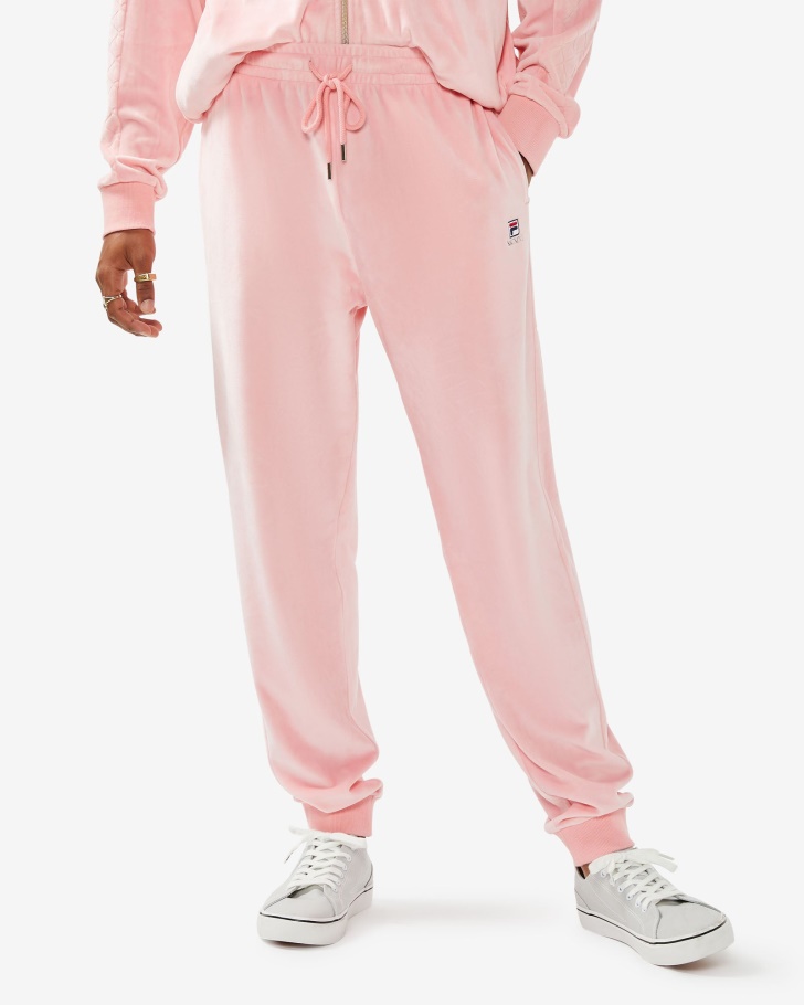 Pink/Red Unisex Aspen Pants Fila UK