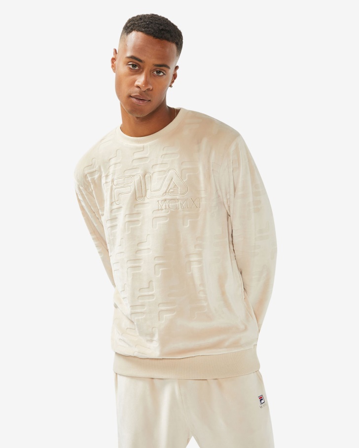Fila UK Unisex Aspen Crew Cosmic Almond