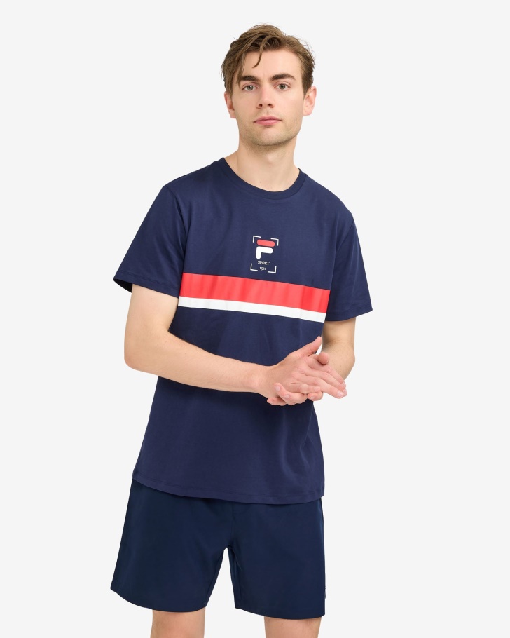 Roger Tee New Navy Fila UK