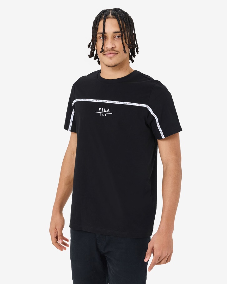 Unisex Urban Tee Black Fila UK