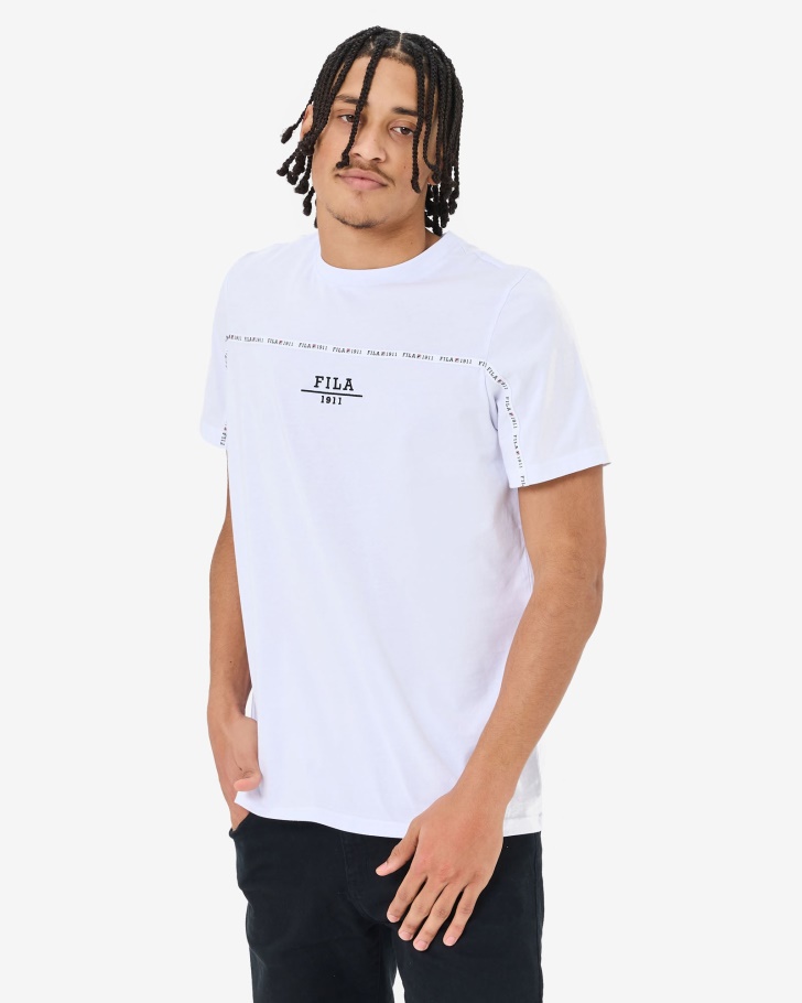 Fila UK White Unisex Urban Tee