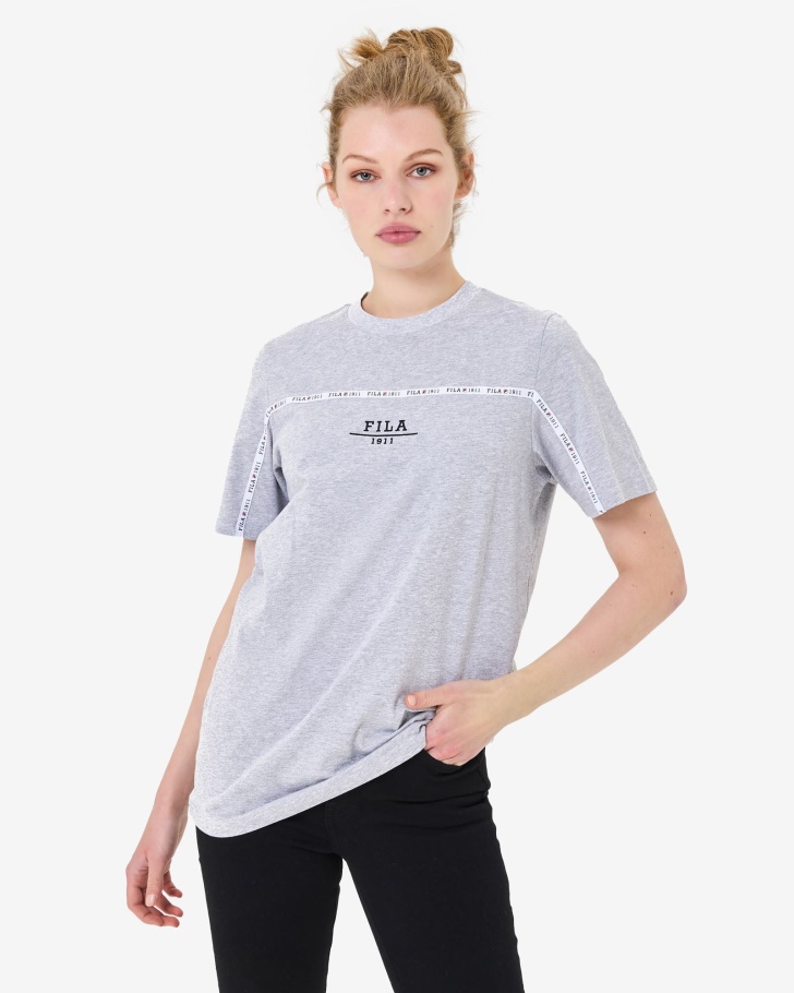 Unisex Urban Tee Grey Marle Fila UK