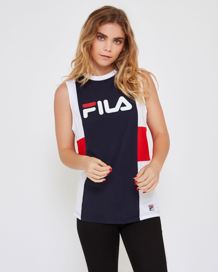 Fila UK New Navy Unisex Verona Tank